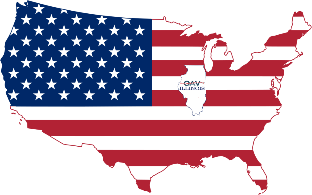USA Map Illinois