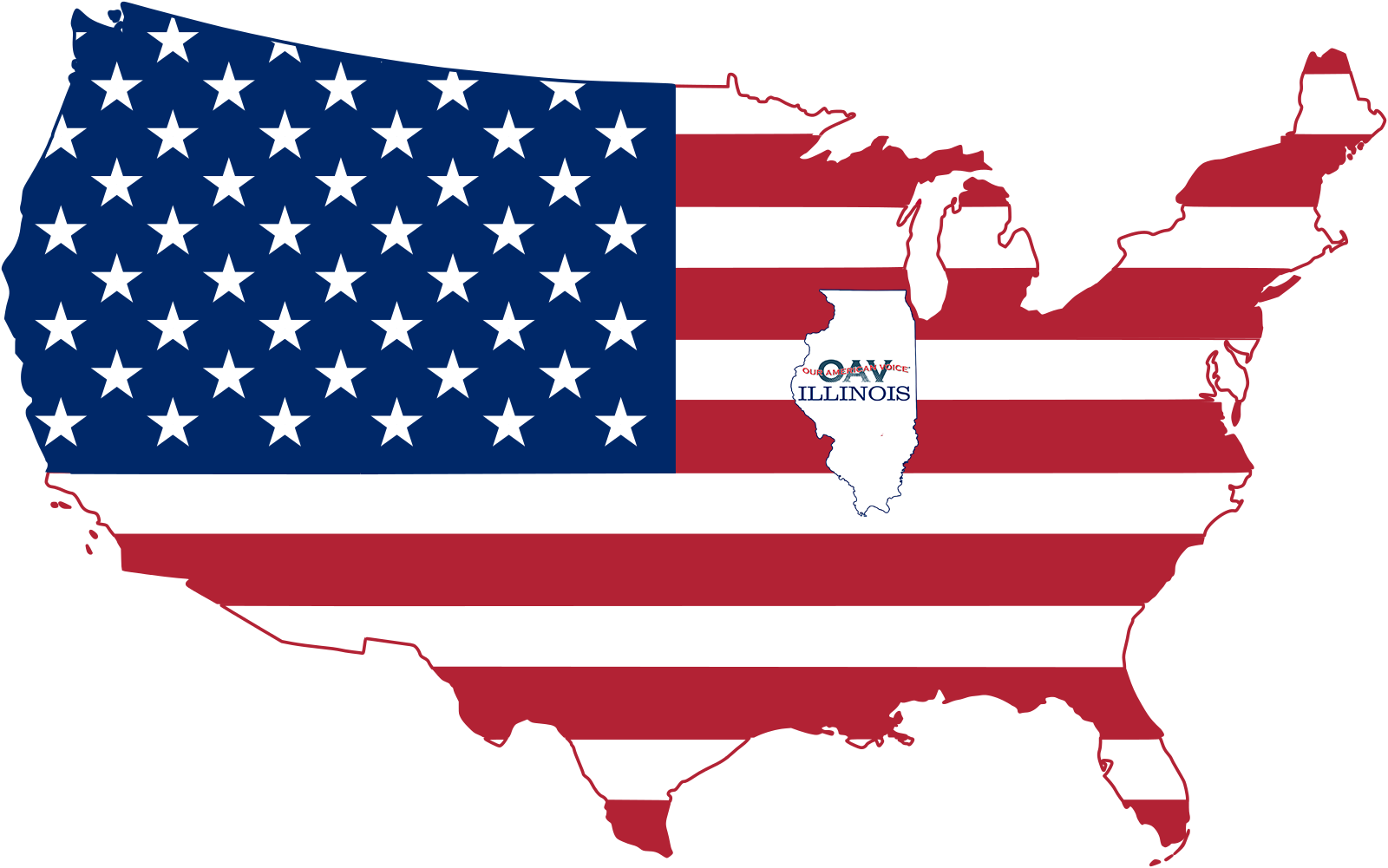 USA Map Illinois